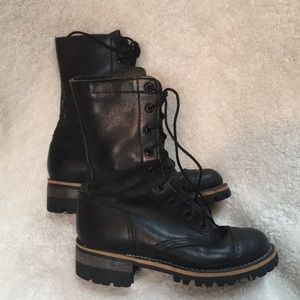 Black Combat Boots